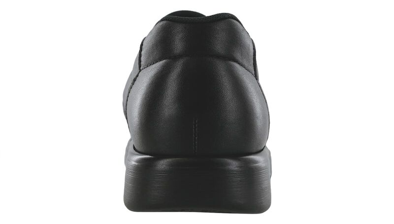 SAS Side Gore Slip On Loafer 1840-478 Noir Smooth | Largeurs W & WW - Dealorys
