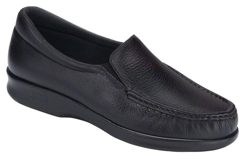 SAS Twin Slip On Loafer 1970-013 Noir | Largeurs M & W - Dealorys