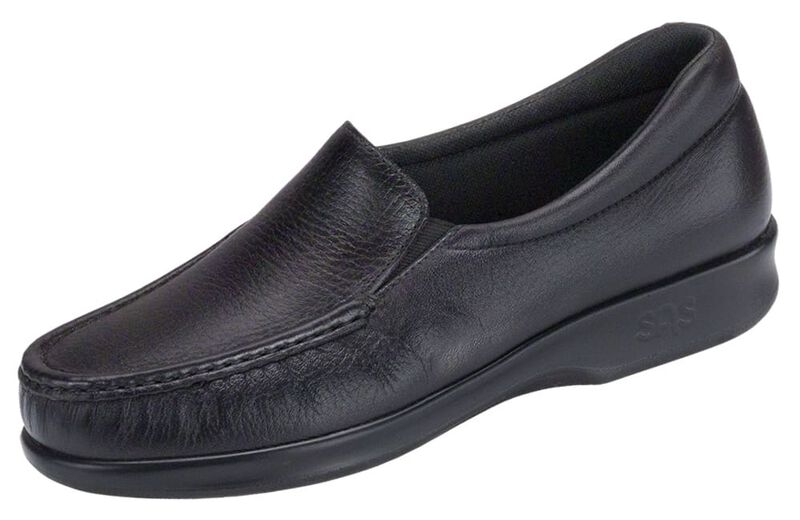 SAS Twin Slip On Loafer 1970-013 Noir | Largeurs M & W - Dealorys