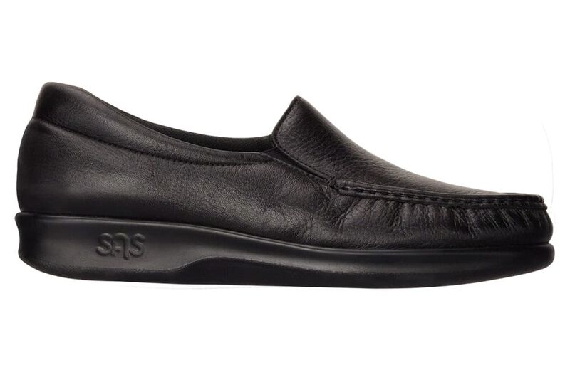 SAS Twin Slip On Loafer 1970-013 Noir | Largeurs M & W - Dealorys