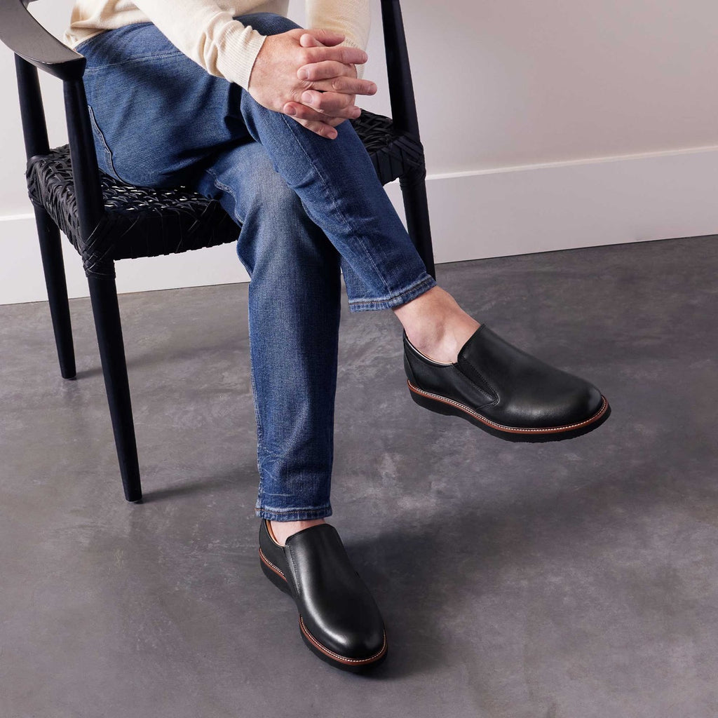 Samuel Hubbard FREQUENT TRAVELER M2190-048 Cuir Noir - Dealorys