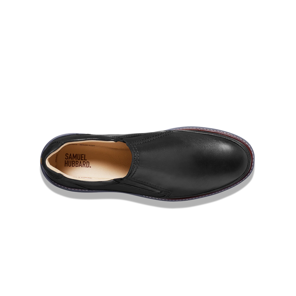 Samuel Hubbard RAFAEL SLIP ON M2166-048 Cuir Noir - Dealorys