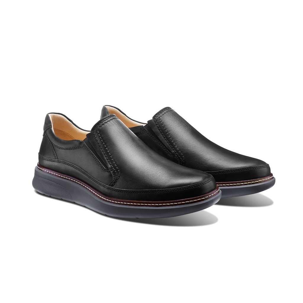 Samuel Hubbard RAFAEL SLIP ON M2166-048 Cuir Noir - Dealorys