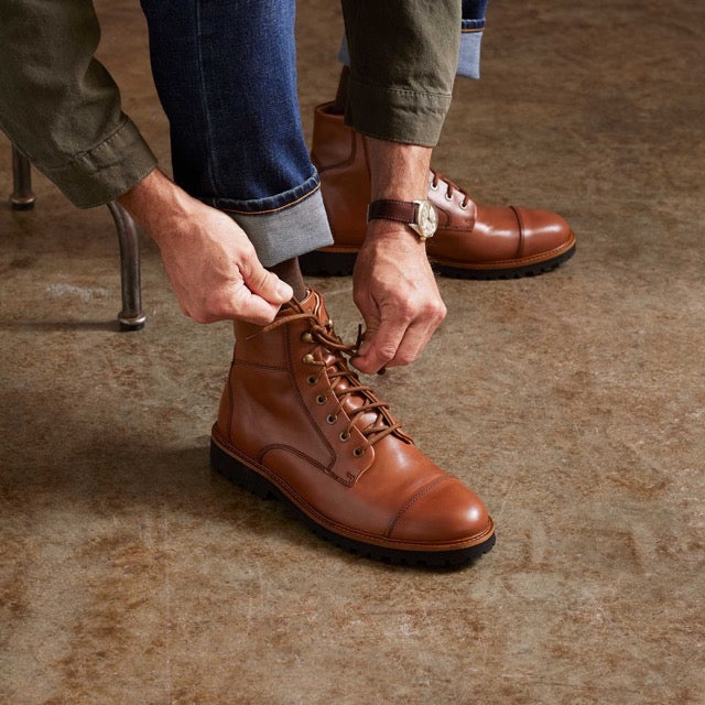 Samuel Hubbard UPTOWN MAVERICK M2176-065 Cuir Whiskey - Dealorys