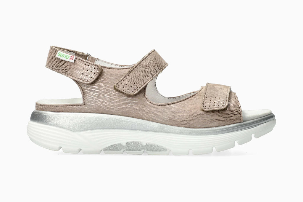Sano NORINE Light Taupe 8118 par Mephisto | Semelles Berçeaux - Dealorys