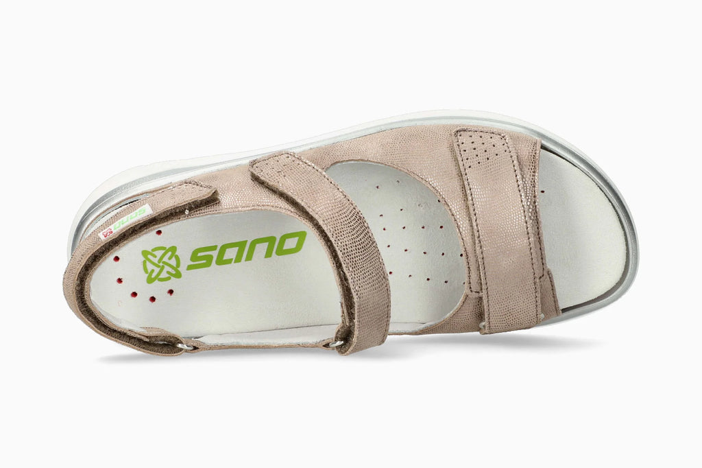 Sano NORINE Light Taupe 8118 par Mephisto | Semelles Berçeaux - Dealorys