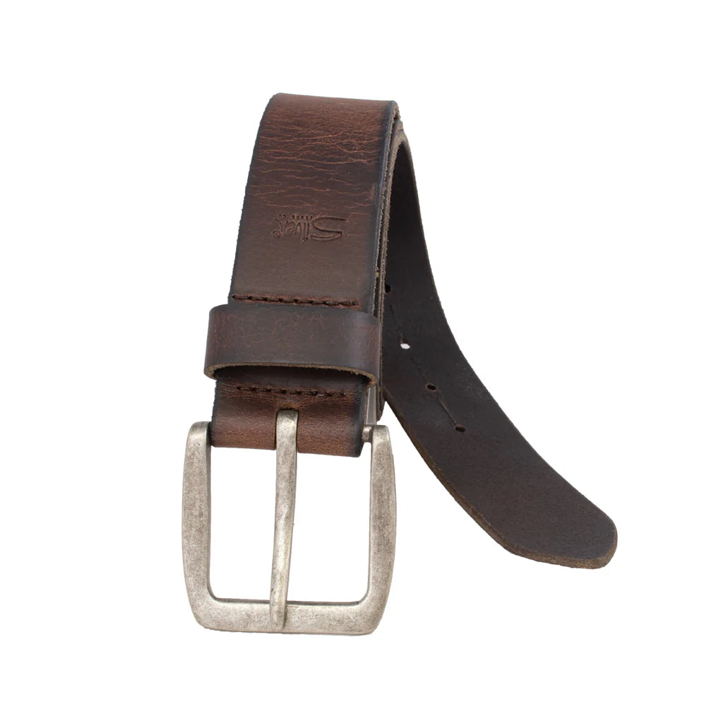 Silver Jeans & Co Heavyweight Pull-up S321-03 Brun Moyen - Dealorys