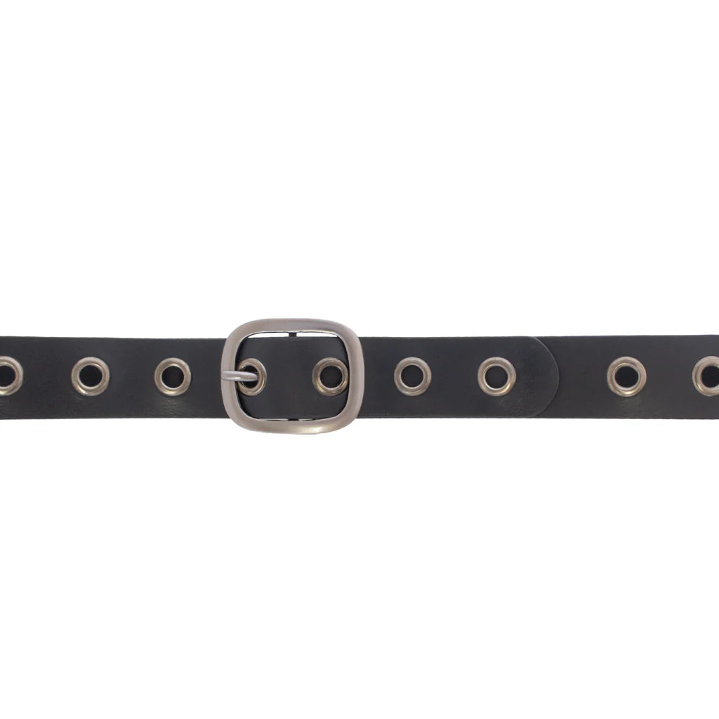 Silver Jeans & Co Women's Heavyweight Genuine Leather Belt S526-04 Noir - Dealorys