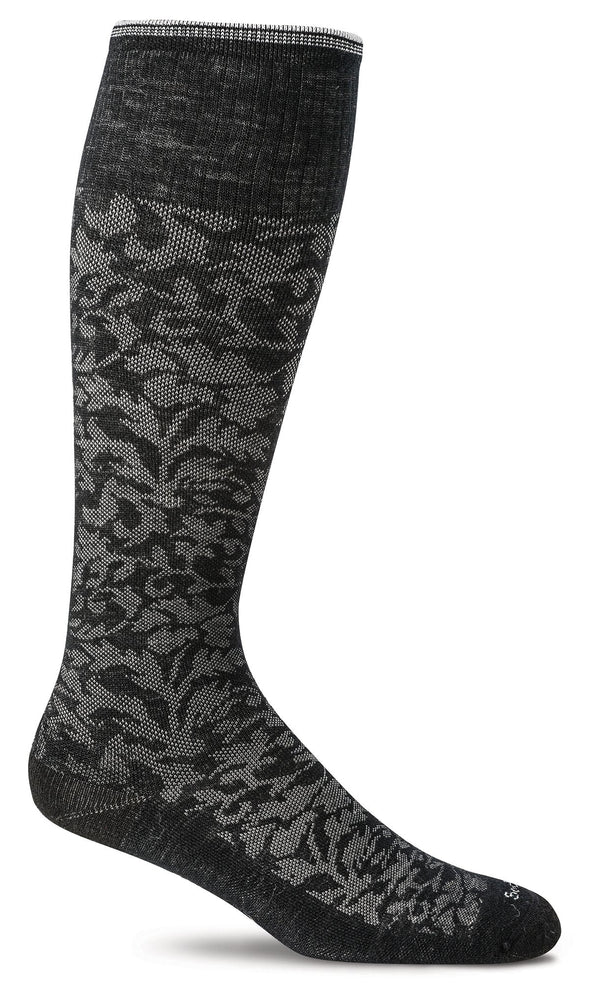 Sockwell Damask SW16W Noir 900 | Compression Graduée Modérée 15-20mmHg - Dealorys