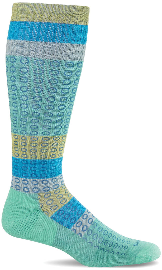  Sockwell Full Circle WIDE CALF FIT SW154W Spearmint 445 | Compression Graduée Modérée 15-20mmHg - Dealorys