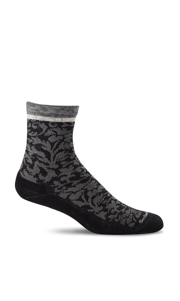 Sockwell Plantar Crush-Crew SW32W Black2 901 | Soulagement de la Fasciite Plantaire - Dealorys