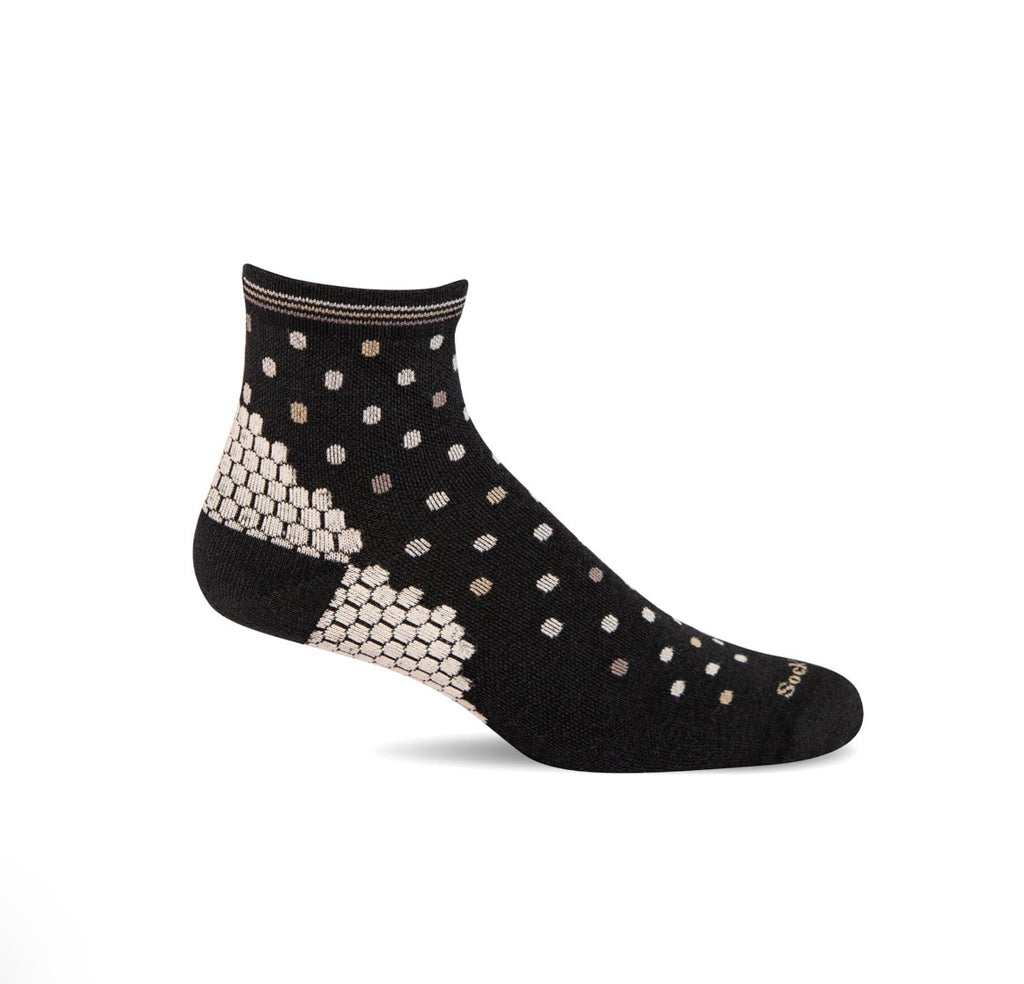 Sockwell Plantar Honeycomb-Qtr SW183W Noir 900 | Soulagement de la Fasciite Plantaire - Dealorys