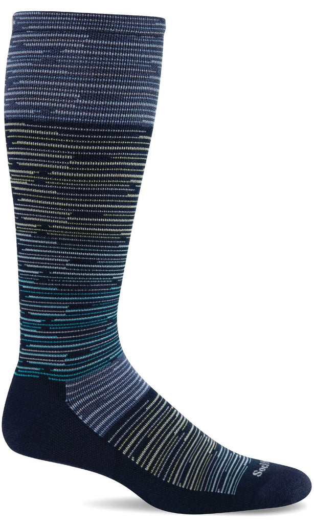 Sockwell Digi Space-Dye SW108M Marine 600 | Compression Graduée Modérée 15-20mmHg - Dealorys