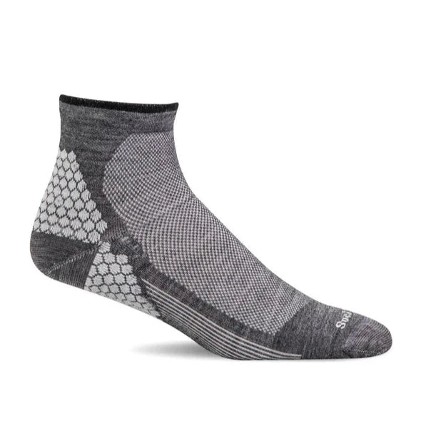 Sockwell Plantar Sport Quarter SW76M Charcoal 850 | Fasciite Plantaire - Dealorys