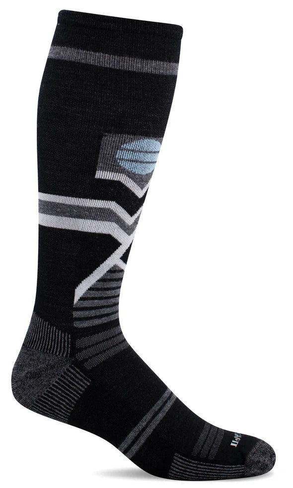 Sockwell Snow Peak SW58M Noir 900 | Compression Graduée Modérée 15-20mmHg - Dealorys