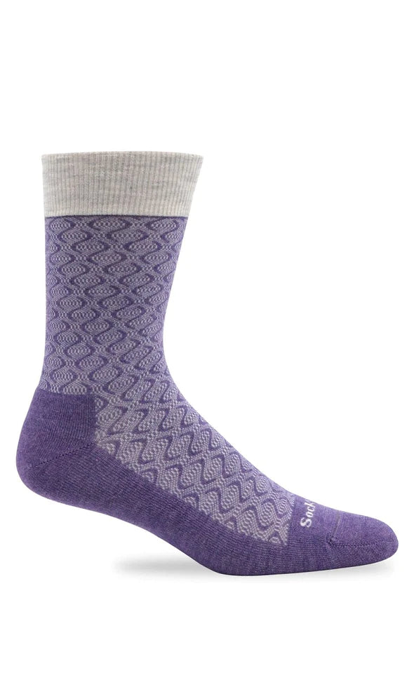Sockwell Softie SW59W Plum 350 | Coupe Décontractée (Diabétique) - Dealorys