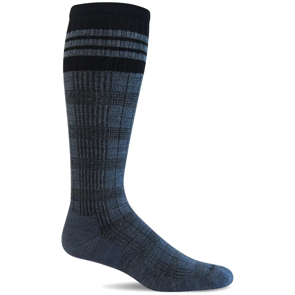 Sockwell Tartan SW119M Denim 650 | Compression Graduée Ferme 20-30mmHG - Dealorys