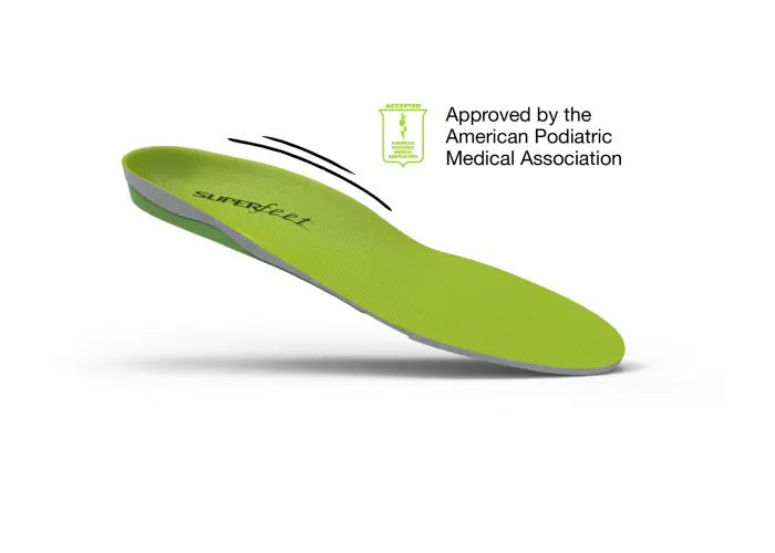 Superfeet All-Purpose Support High Arch GREEN Semelles - Dealorys