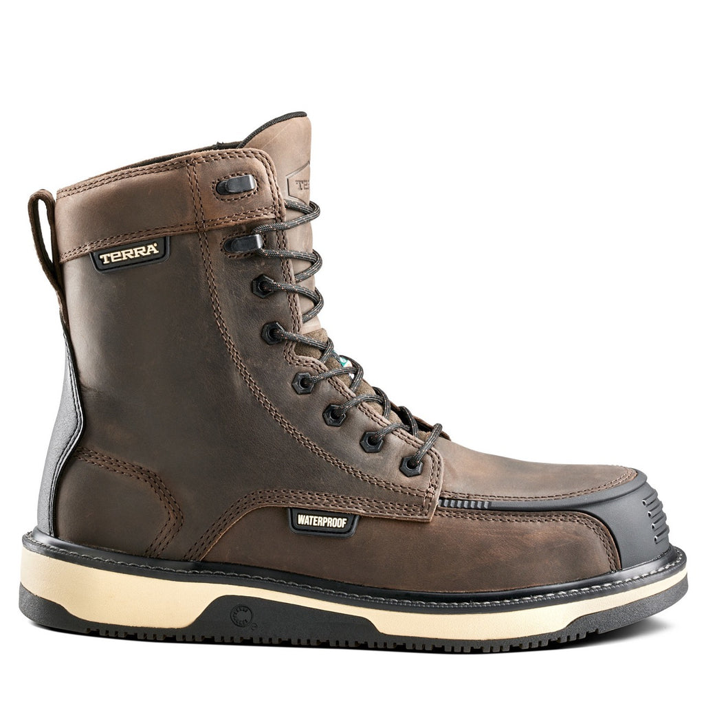 Terra Footwear 8" IRONSTONE 839FDB Brown - Dealorys