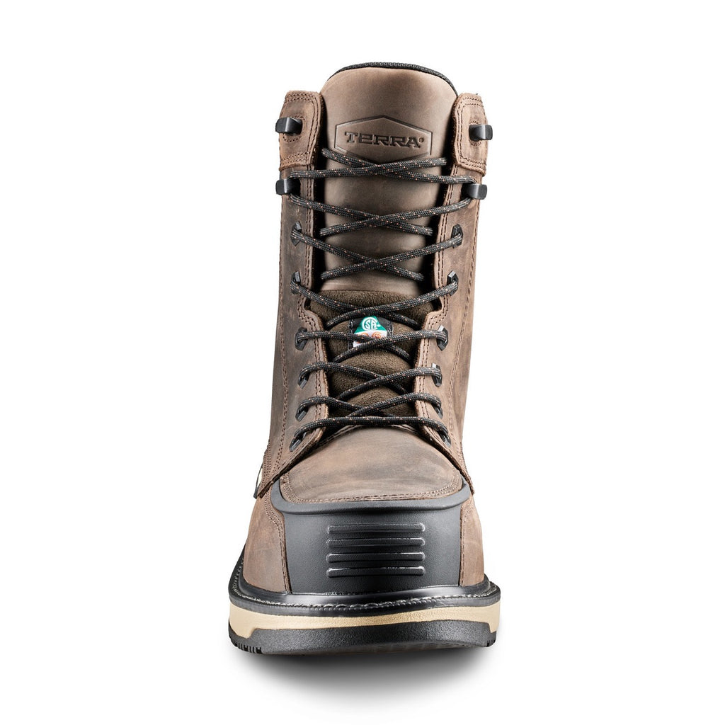 Terra Footwear 8" IRONSTONE 839FDB Brown - Dealorys