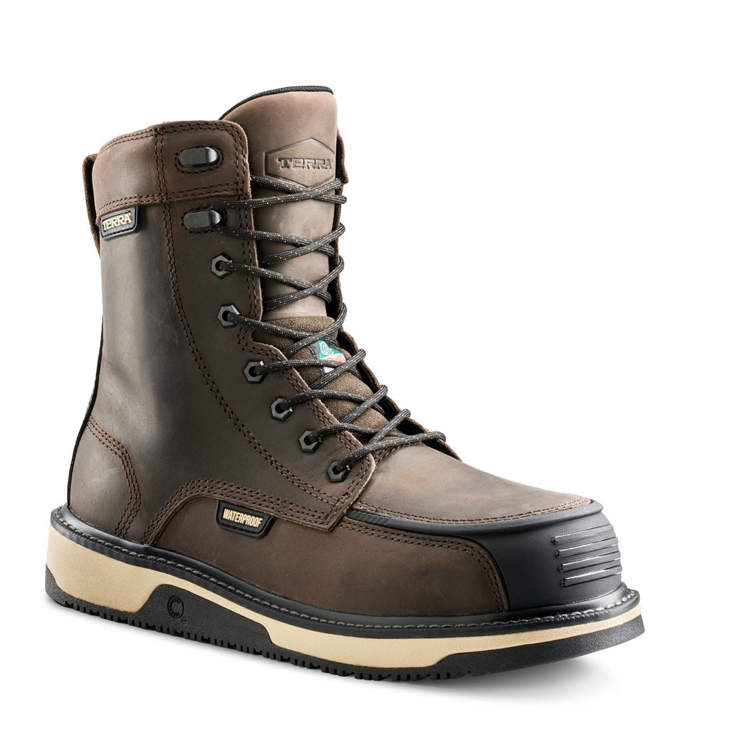 Terra Footwear 8" IRONSTONE 839FDB Brown - Dealorys