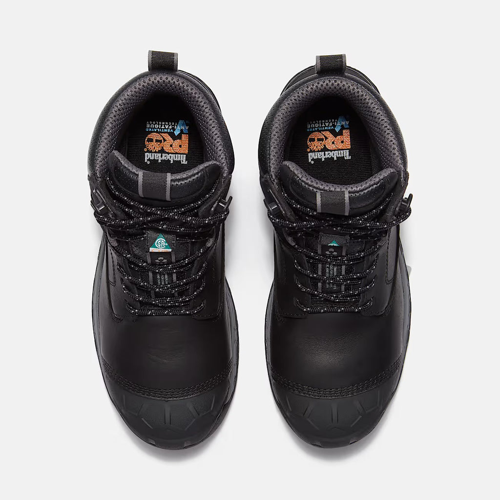 Timberland Pro BOONDOCK ULTRALIGHT 6" TB0A63GK BLACK | Composite Toe & Imperméable - Dealorys