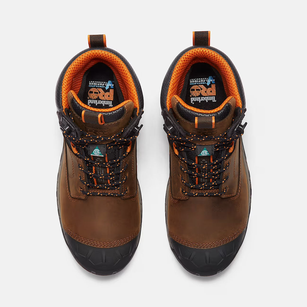 Timberland Pro BOONDOCK ULTRALIGHT 6" TB0A63GK MDBRN | Composite Toe & Imperméable - Dealorys
