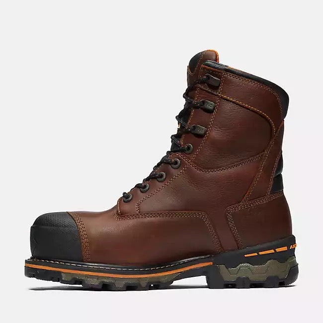 Timberland Pro 8" Boondock Brun 89646 Bottes de Travail pour Homme en Composite Imperméable isolé - Dealorys