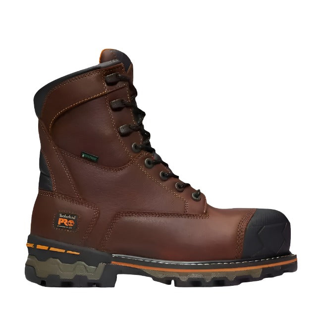 Timberland Pro 8" Boondock Brun 89646 Bottes de Travail pour Homme en Composite Imperméable isolé - Dealorys