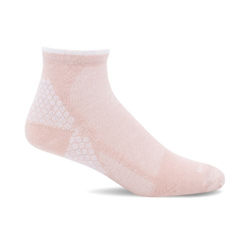 Sockwell SW76W Plantar Sport Quarter Rose Shimmer 522 | Fasciite Plantaire - Dealorys
