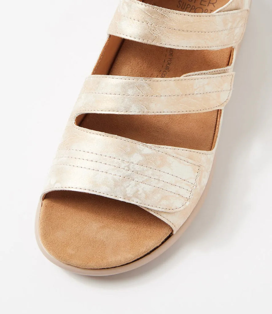 ZIERA BARDOT XW Smudge Metal-Almond - Dealorys