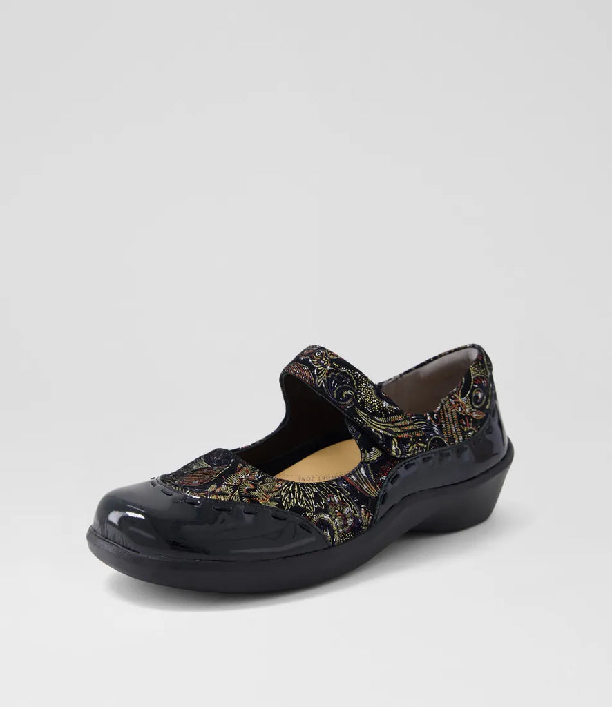 ZIERA Gummibear W-ZR ZR10029 Black Royal Print - Dealorys