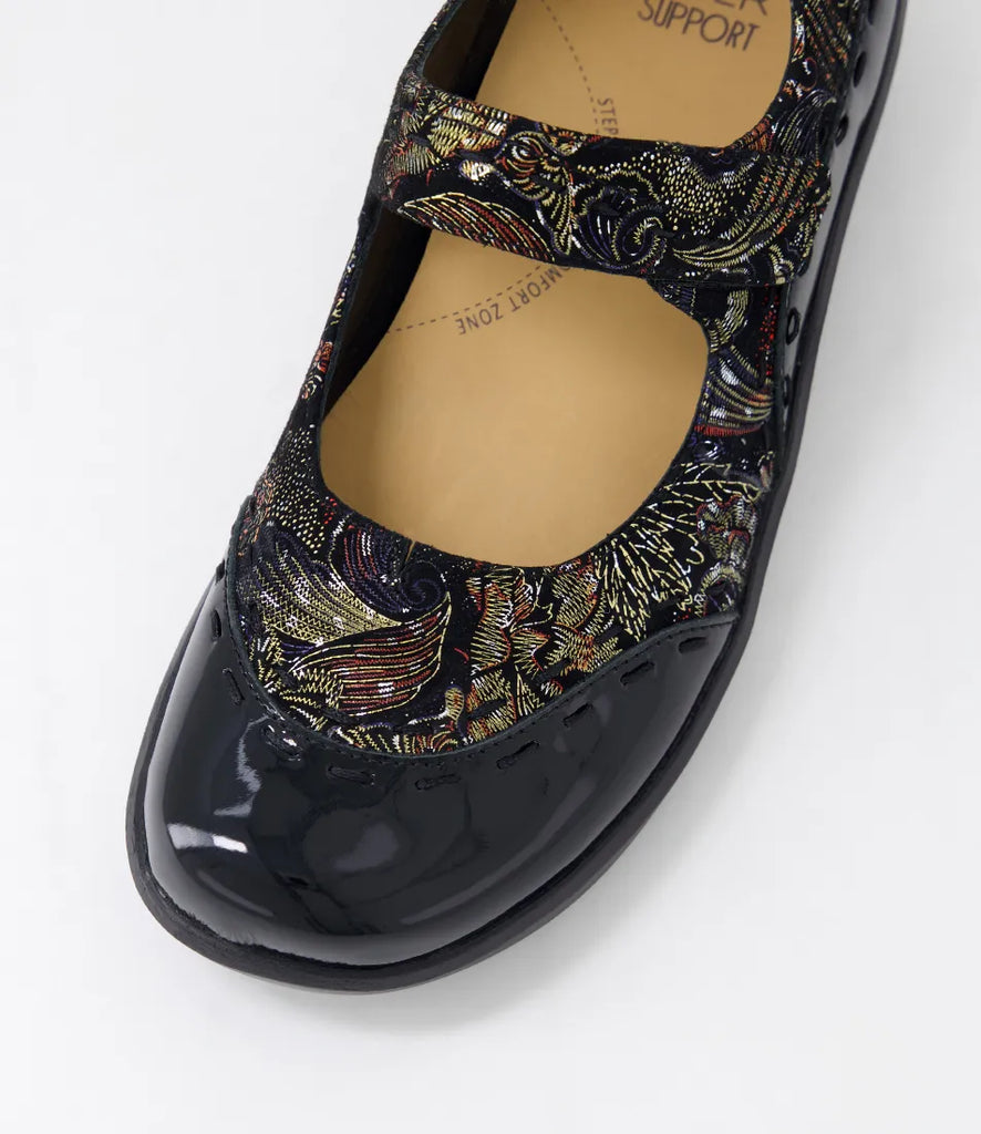ZIERA Gummibear W-ZR ZR10029 Black Royal Print - Dealorys