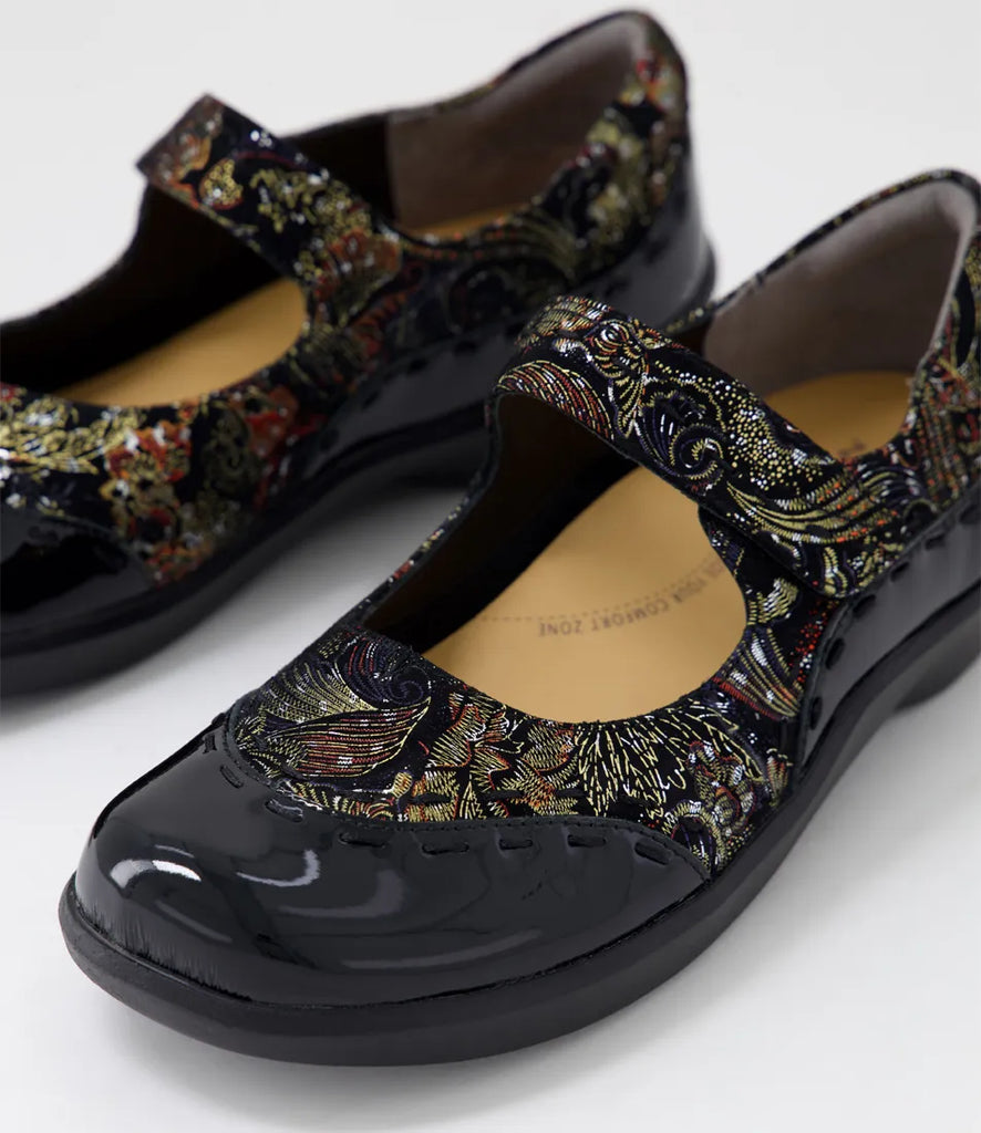 ZIERA Gummibear W-ZR ZR10029 Black Royal Print - Dealorys