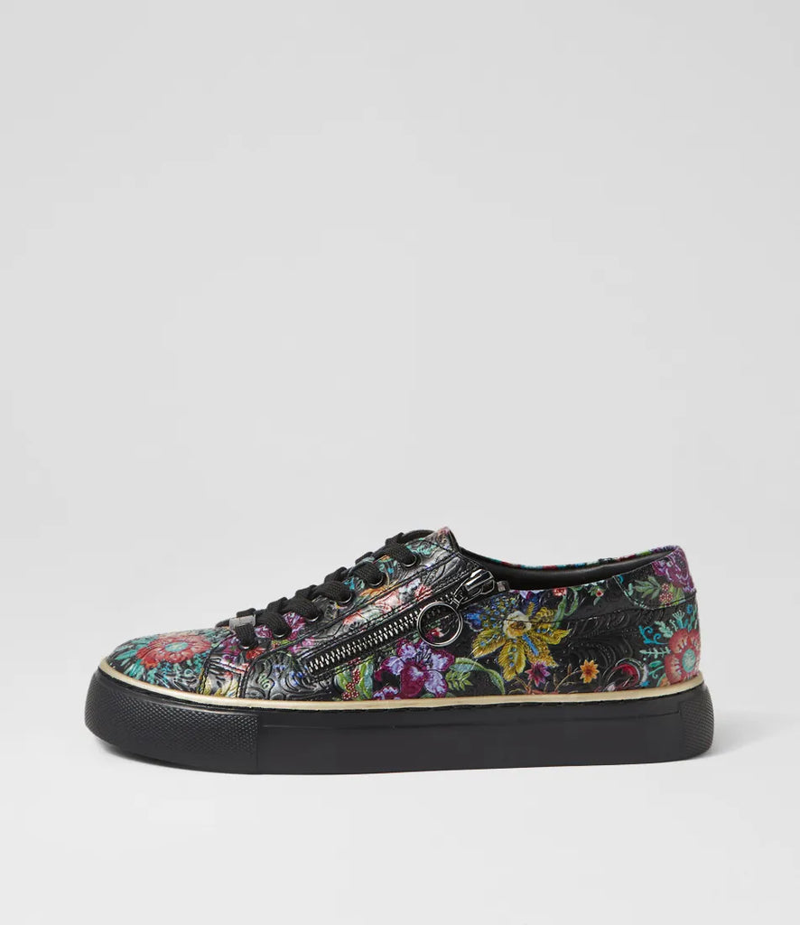 ZIERA Pamela XF ZR10059 Black Floral - Dealorys