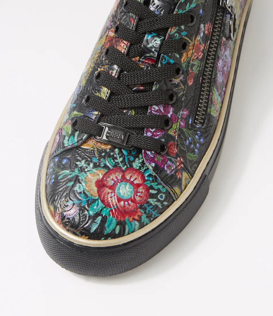 ZIERA Pamela XF ZR10059 Black Floral - Dealorys