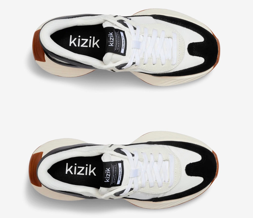kizik Monaco WMON2503 White/Black - Dealorys