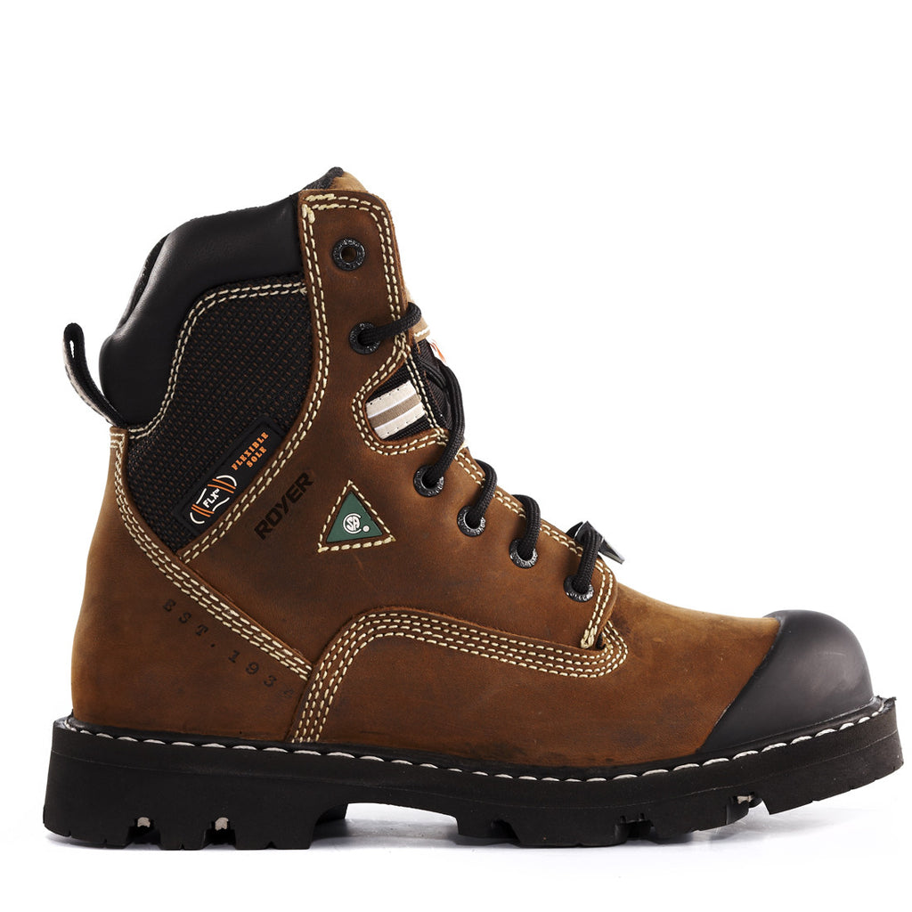 Royer 10-8520 Bottes de travail Safety Boots Brun - Dealorys