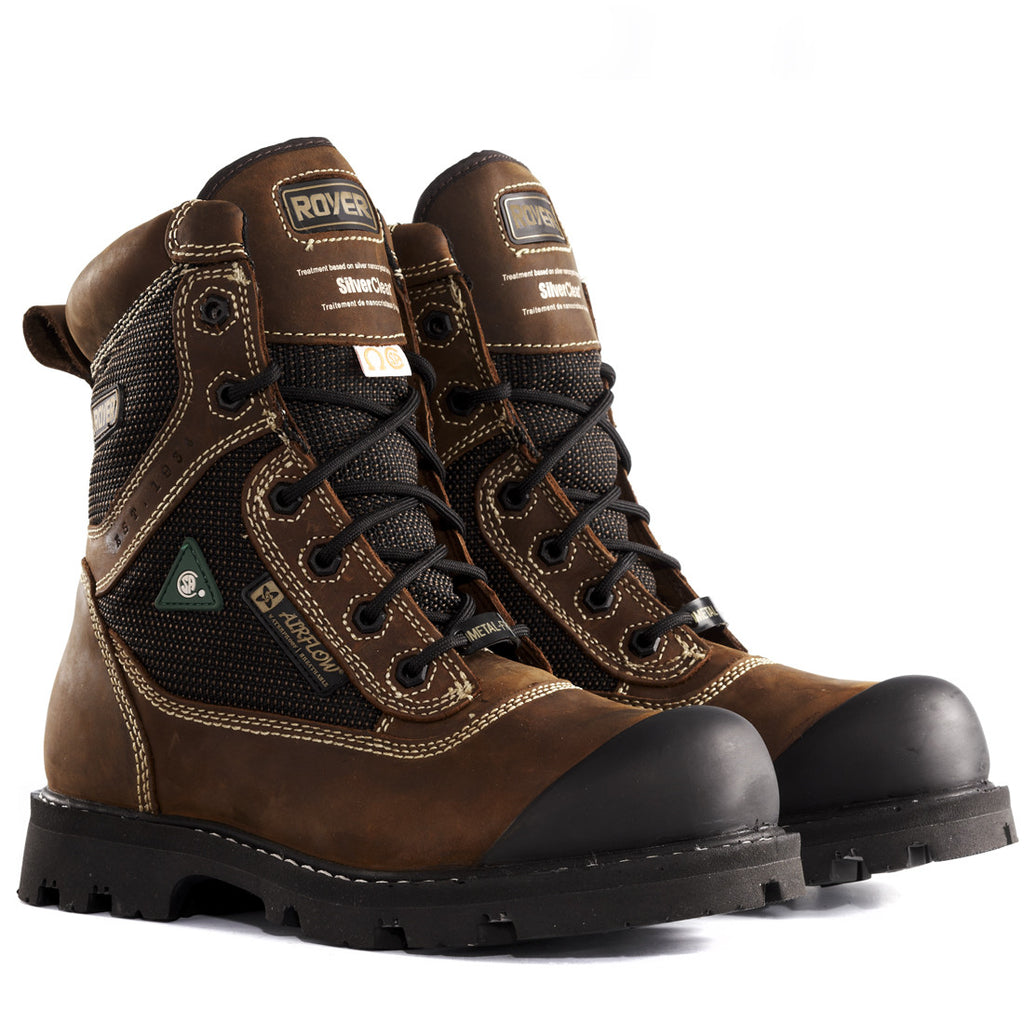 Royer 10-8620 BRUN Botte de travail SANS MÉTAL Imperméable Metal Free Waterproof Safety Royer 8620FLX Brun SANS MÉTAL Imperméable - Dealorys - Dealorys
