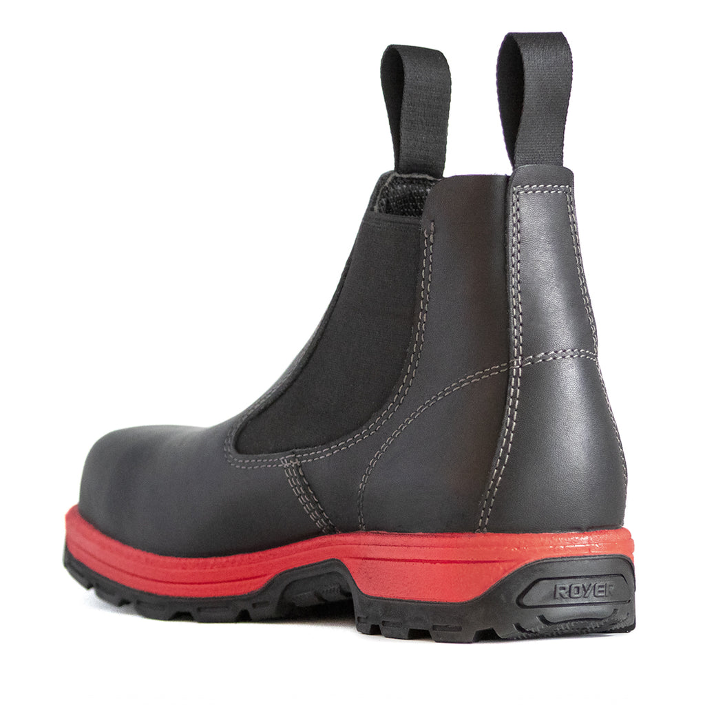 Royer 5630GTR NOIR & ROUGE Botte Pull-on ROMEO REBOOT™  sans métal - Dealorys