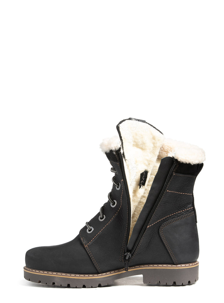 Anfibio NORWAY II 7814-22 Noir | Bottes d'hiver avec crampons Fait au Canada - Dealorys
