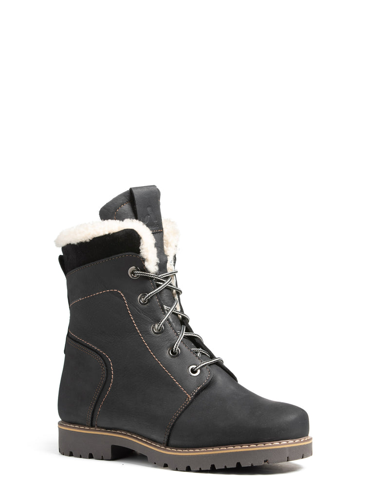 Anfibio NORWAY II 7814-22 Noir | Bottes d'hiver avec crampons Fait au Canada - Dealorys