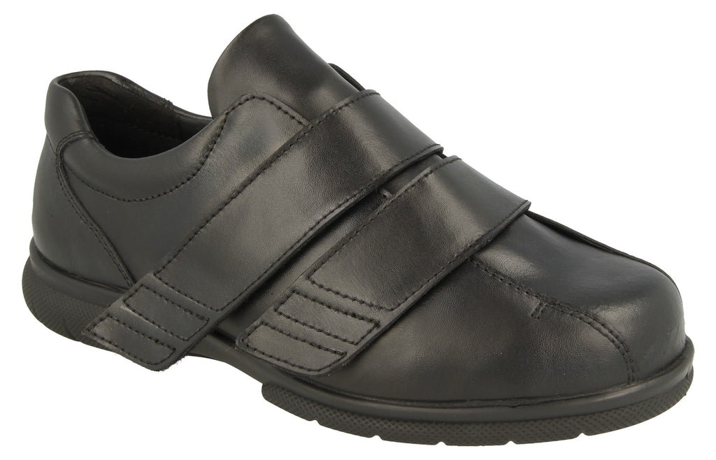DB Shoes ASHTON 2 88196X Noir | Large & Profond Chaussures orthopédiques pour hommes - Dealorys