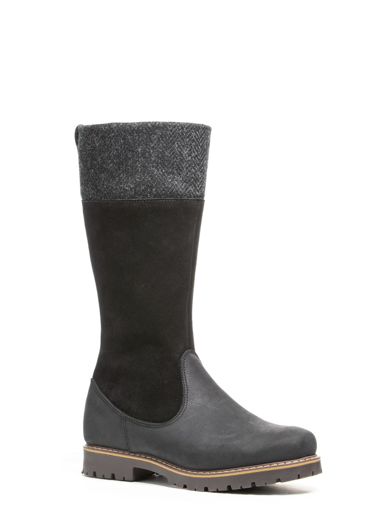Anfibio LAURENTIA 8201C Noir Largeur B Bottes d'hiver avec crampons FAIT AU CANADA - Dealorys