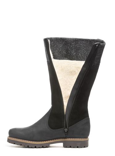 Anfibio LAURENTIA 8201C Noir Largeur B Bottes d'hiver avec crampons FAIT AU CANADA - Dealorys