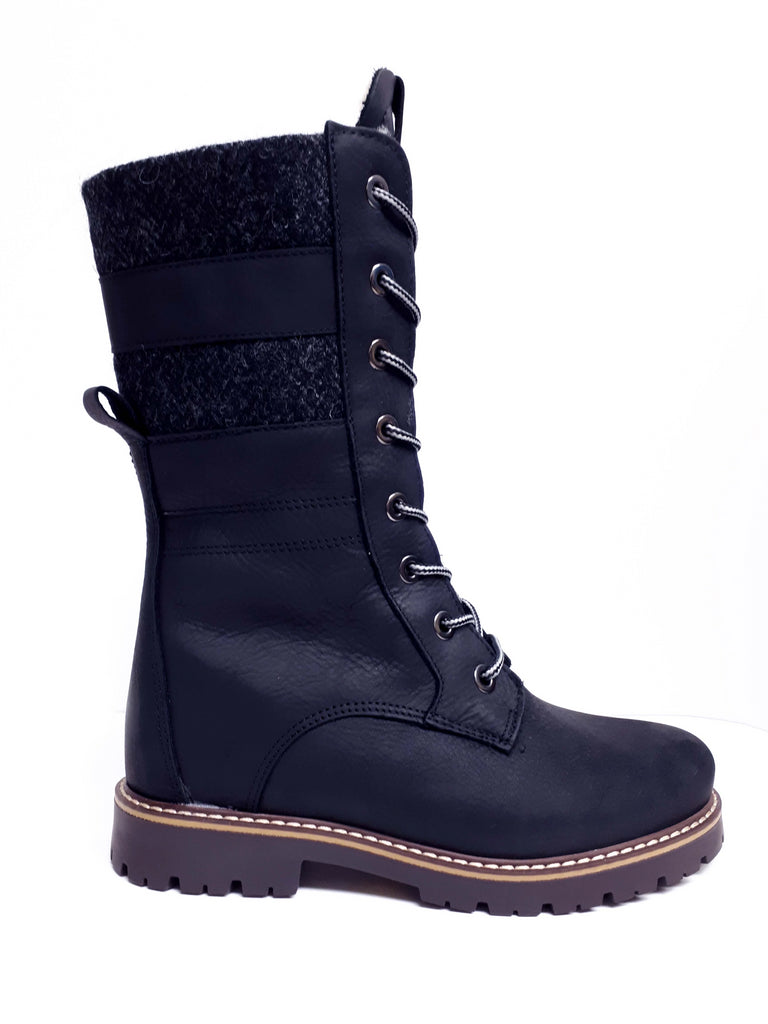 Anfibio ENYA II 8002C Noir Bottes d'hiver avec crampons FAIT AU CANADA - Dealorys