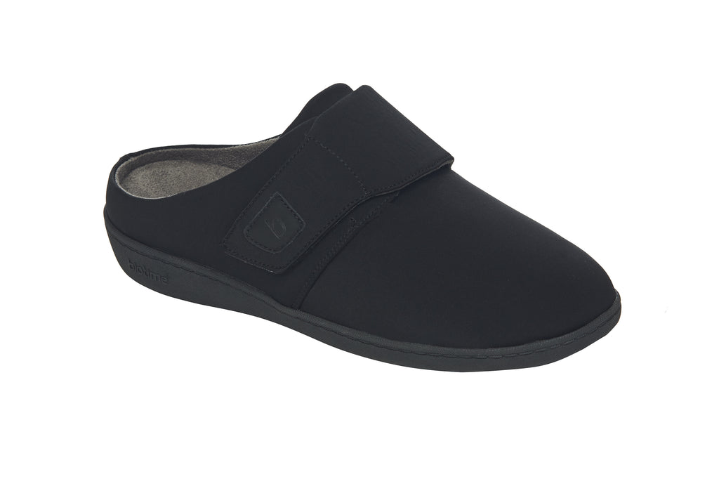 Biotime JAKE Noir Pantoufles pour hommes avec semelles amovibles - Dealorys