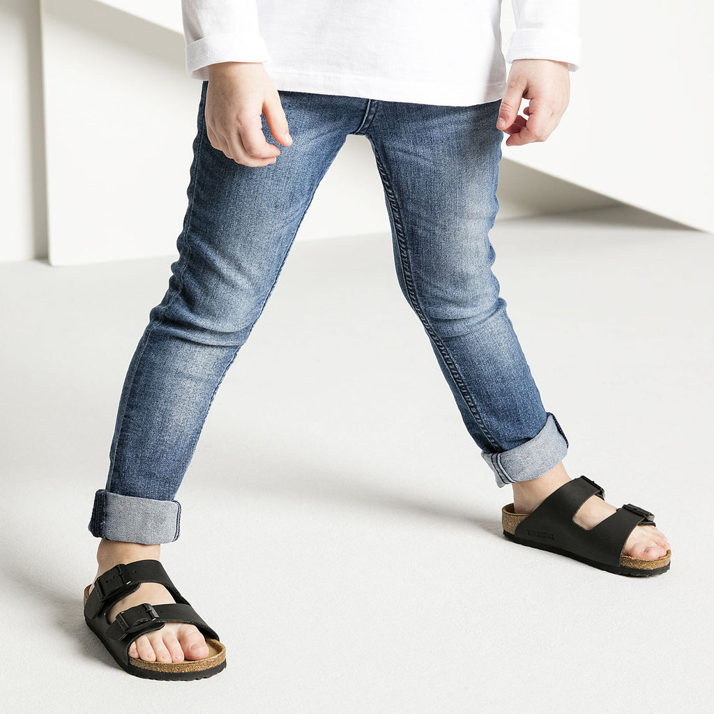 Birkenstock ARIZONA 555123 Noir Birko-Flor Enfants Largeur Étroite - Dealorys