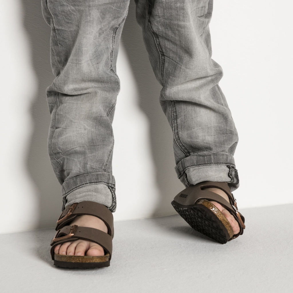 Birkenstock ARIZONA 552893/151183 Mocca Enfants Largeur Étroite - Dealorys
