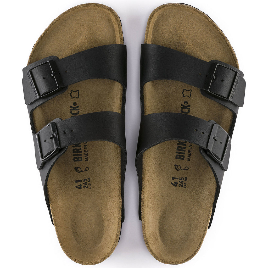 Birkenstock Arizona 051791 Noir Birko Flor Largeur Régulière - Dealorys